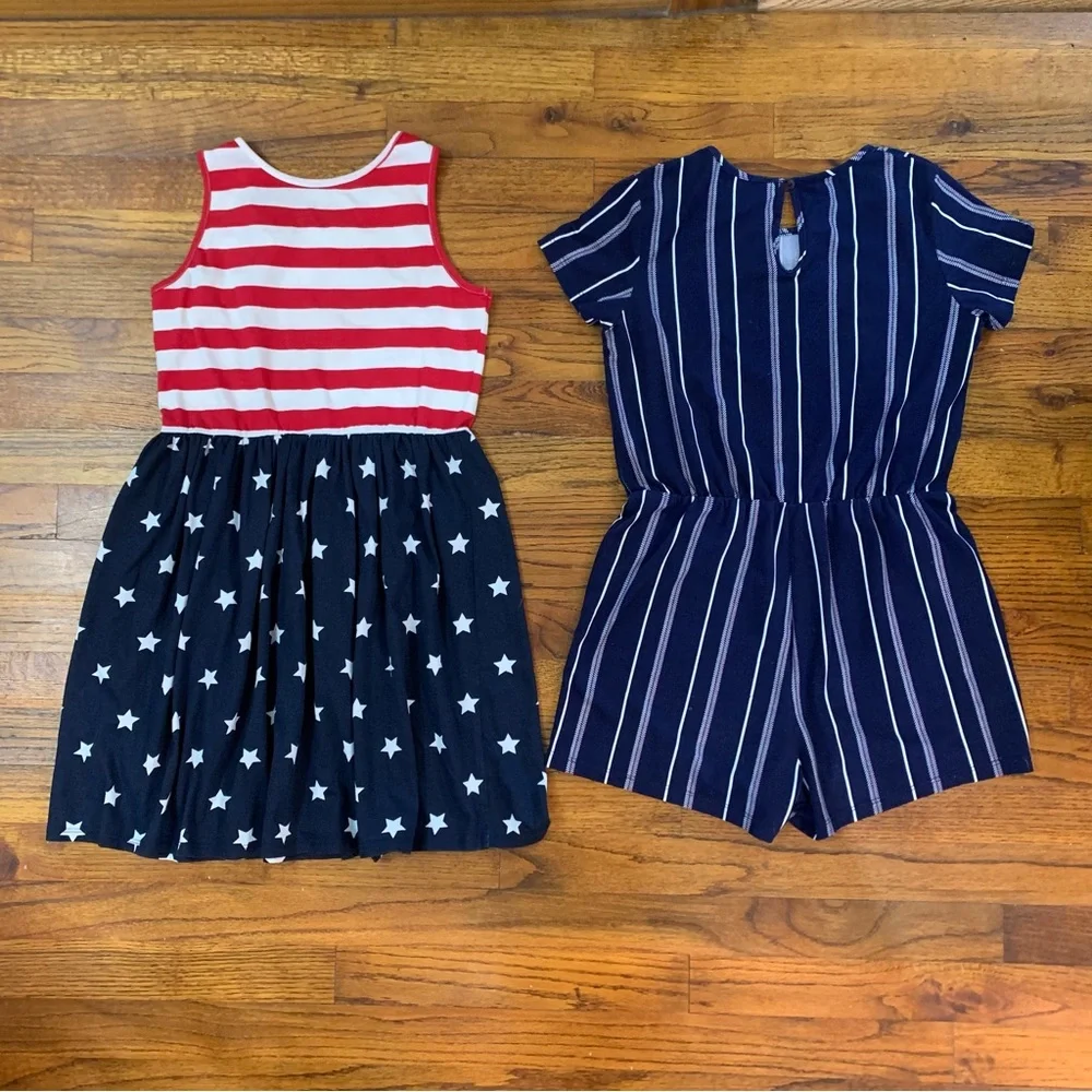 Girls Casual Romper & Dress Bundle
Place Red White & Blue Dress
Blue Romper - Picture 10 of 16